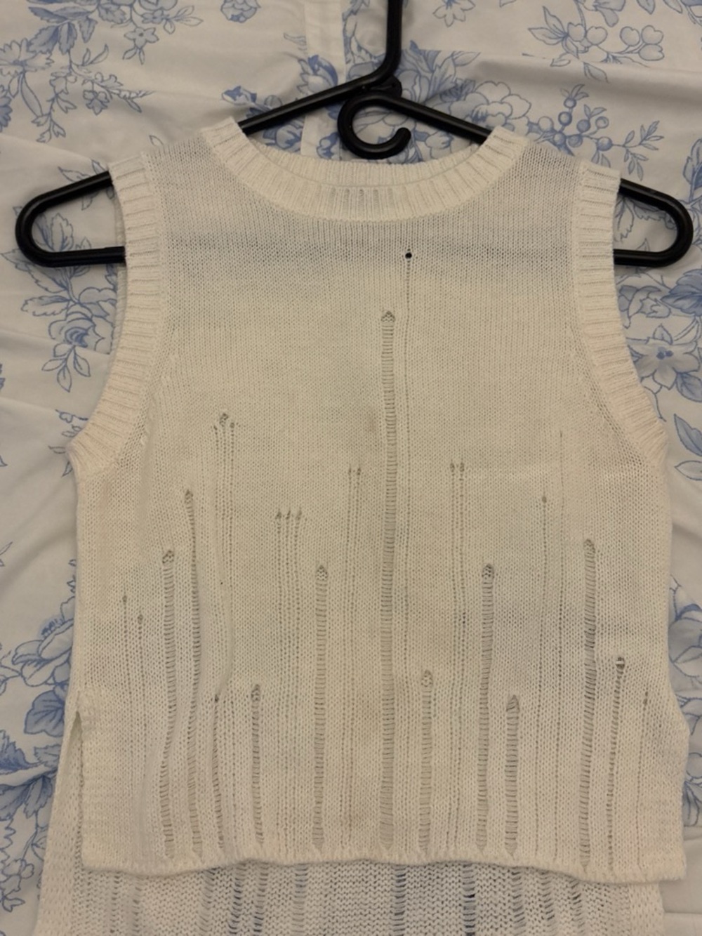 wild fable Cream Ribbed Knit Tank Top